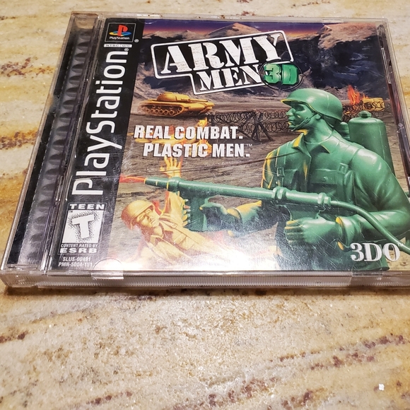 PS1 - Army Men 3-D - Playstation 1 - Complete in Box CIB - - Picture 1 of 4